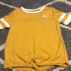 Dark yellow shirt